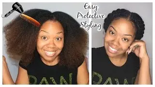 How to Stretch Natural Hair: Easy Protective Style