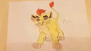 Рисую Кайона из хранителль лев.
