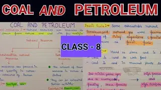 Coal and petroleum  class 8 | coal and petroleum class 8 notes | class 8 science