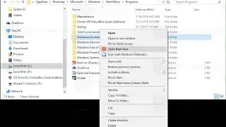 Open Bash here context menu in Windows 10 [in action]