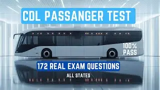 CDL Passenger Test 2024 | 100% pass | All states