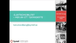 ISS2020 Avsnitt 7 - Elektromobilitet - Strandberg / Syntell