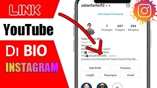 Cara Memberi Link Channel YouTube !!! Di Bio Instagram || HIDDEN TUTORIAL :)