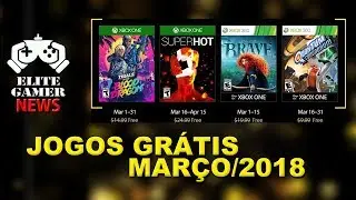 ▶️Jogos GRÁTIS Xbox LIVE GOLD de Março 2018 (Xbox 360/Xbox ONE)