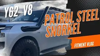 Y62 Patrol Snorkel fitment vlog