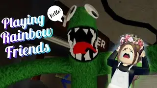 Playing Rainbow Friends 📦 in Roblox
