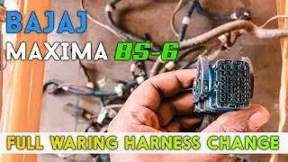 Bajaj Maxima Bs6 Auto Waring Harnes change || Bajaj Auto Full Waring change || Bajaj Bs6 Auto 2022