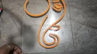 #Ganpati Bappa Neon Sign #ganpatibappa @SPARSH.M