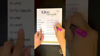 Coniughiamo 'LIVE' in inglese 🌍🇬🇧🇺🇸
