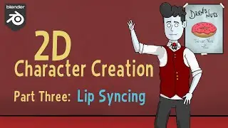 Blender Grease Pencil Tutorial : Character Creation : Part Three - Lip Syncing (and more?)