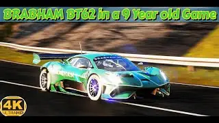 700HP Brabham BT62 - Rain FX in Assetto Corsa 4k gameplay Ultra Settings RTX 3090 Logitech G29
