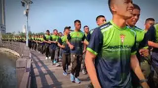 Pembinaan Fisik Hadapi HUT TNI