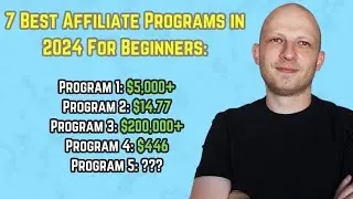7 Best Affiliate Programs in 2024 For Beginners #affiliateprograms