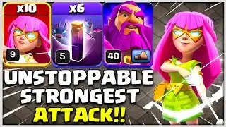 Strongest | TH12 Super Archer and Bat Army is Unstoppable Attack! (CoC)