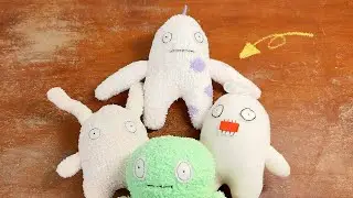 【縫紉教學】古怪的襪子娃娃 Weird socks doll tutorial