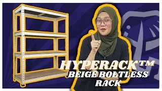 HYPERACK™ Boltless Rack BEIGE COLOUR!!