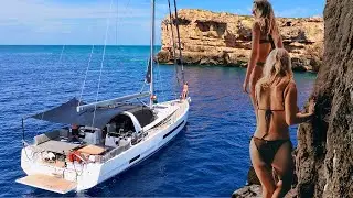 Sailing to an Abandoned Island in Spain, Mallorca (Alone!) 🇪🇸