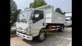 2units 2023 New ISUZU NPR Forward 8 cubic meters dump tipping truck ready shipping to Dubai