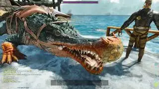 ARK: Survival Ascended - Sneaking into Bases in Random PvE Server (RTX 4080 Laptop)