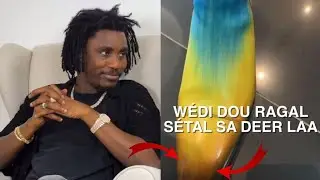 Enfin! Abba montre les chaussures de Wally Seck en plein émission “dal yi marron la jaune ak bleu