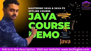 CREATING A TABLE IN JAVA | MASTERING JAVA AND JAVA FX | DEMO LECTURE | TECHOGIES