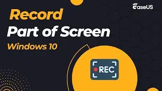 How to Record Part of the Screen on Windows 10🎥