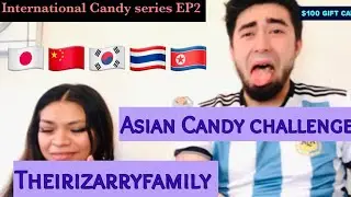 Asian Candy challenge - THEIRIZARRYFAMILY EP2 $100 Gift card winner announced!