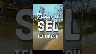 Almanya'da Sel Tehlikesi! Su Seviyesi Kritik Eşikte! #almanyadayaşam #shorts #almanya #haberler