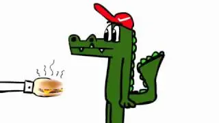 Cartoon Crocodile Screen Test