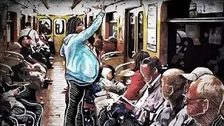 Беременная оскорбляет парня, не уступившего ей место