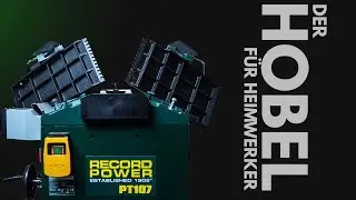 Hobelmaschine PT107 - Abricht- Dickenhobel von Record Power