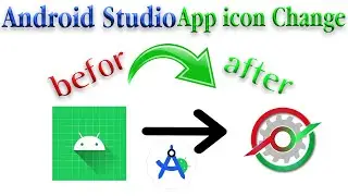 How to Change App Icon in Android Studio | Image Asset Custom App Icon Easy & Working Tutorial