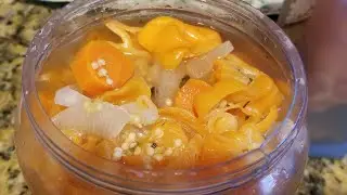 Chile Habanero en vinagre | Habanero en escabeche