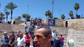 MARKET BEHIND DAMASCUS GATE - JERUSALEM - TOURIST DESTINATION