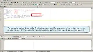 PL/SQL Oracle Tutorial - Dynamic SQL and Transactions - PL/SQL for beginners (Lesson 7)