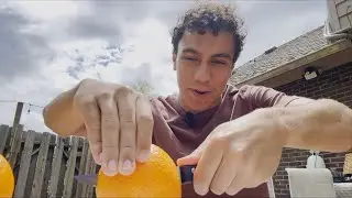 Joey Eats an Orange