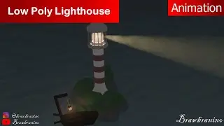 Phare low poly blender 2.82