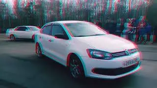 Уличный драг рейсинг. Братск. 3D Клип 2018