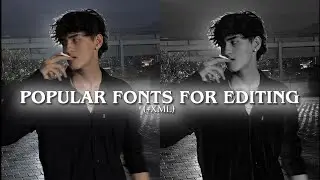 Popular Fonts For Editing (+xml)