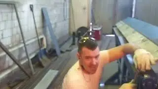 Сегментированный листогиб Урал 2500. Гибка металла до 1мм!