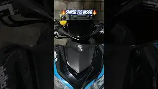 SNIPER 155 visor Ininstall ko sa AEROX V2! napaka angas 🔥👌🏼 #aeroxv2 #sniper155visor