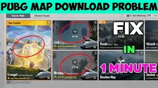 PUBG 4.3 Map Download Problem Fixed 🔥 | How to Fix PUBG Map Download Error | 100% Working Solution