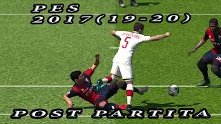 PES 2017 Professionals Patch V6 AIO Season 2019-2020  genoa milan nuova difficolta' massima