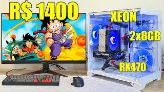 PC Gamer XEON X99 BARATO por R$1400 é POSSÍVEL??? Teste em VÁRIOS JOGOS