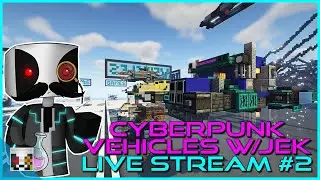Cyberpunk Vehicles w/Captain_JEK #2 - Minecraft Livestream