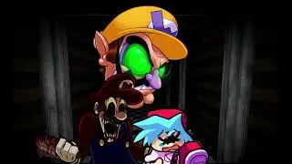 Apparition fnf cover (supper horror mario and bf vs wario sings)