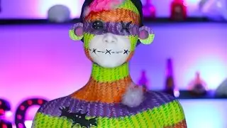 Halloween Sock Monkey Makeup Tutorial (CC)