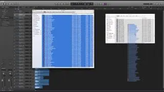 Creating Organized Sample Libraries & Renaming with Mac's Automator