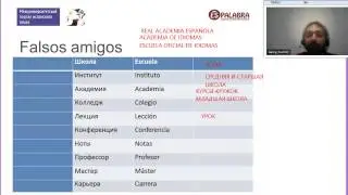 Falsos amigos. Estudios