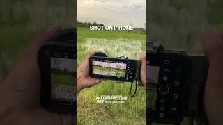 iPhone anamorphic lens for cinematic video production